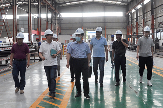 省、市發改委各級領導蒞臨山東陸達檢查指導工作