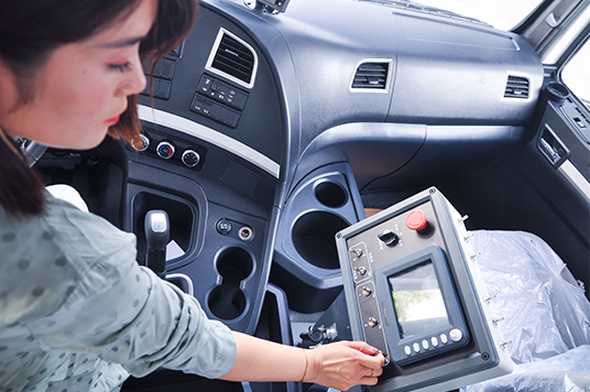 撒布車控制頁面的調試