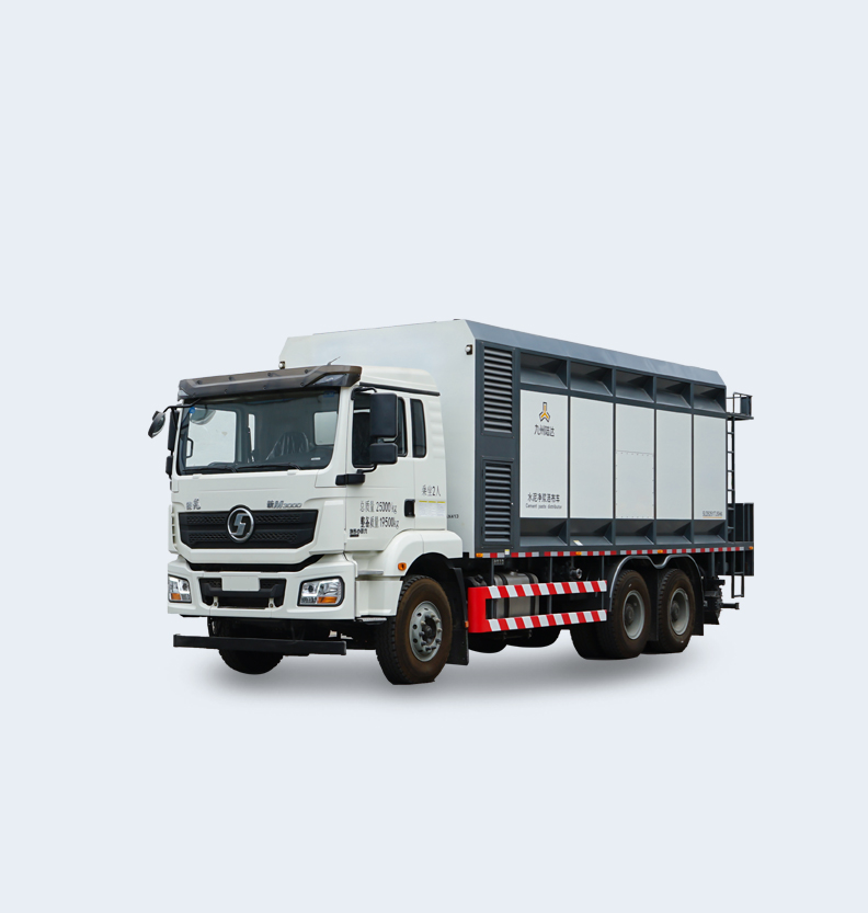 九州陸達(dá)牌水泥凈漿灑布車（陜汽）